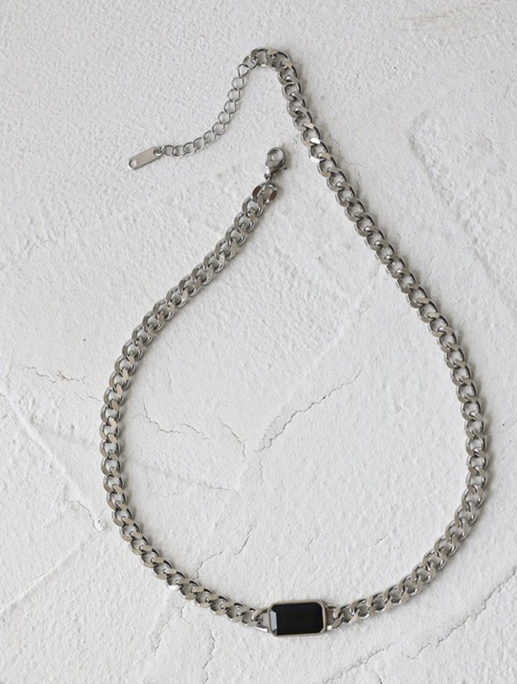 Black Gemstone Necklace