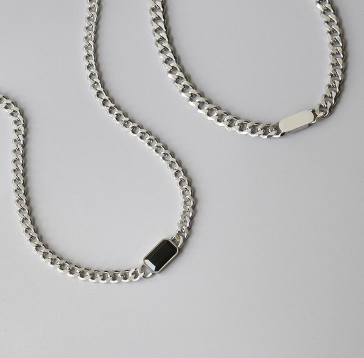 Black Gemstone Necklace