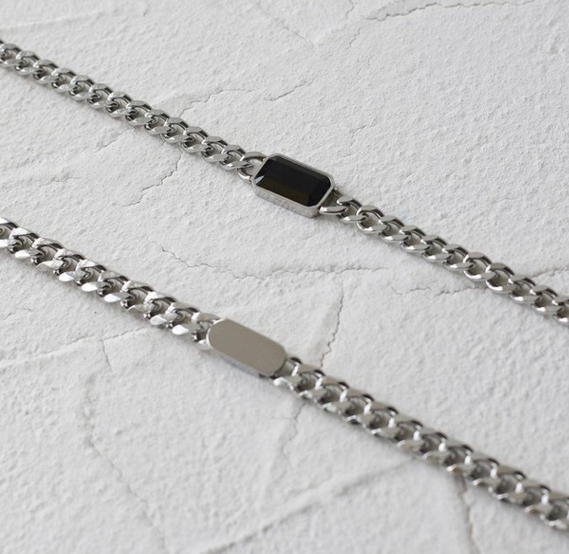 Black Gemstone Necklace