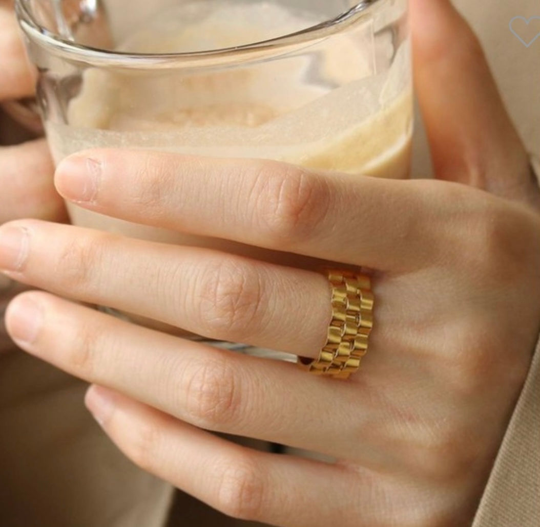 Mechanical gold ring