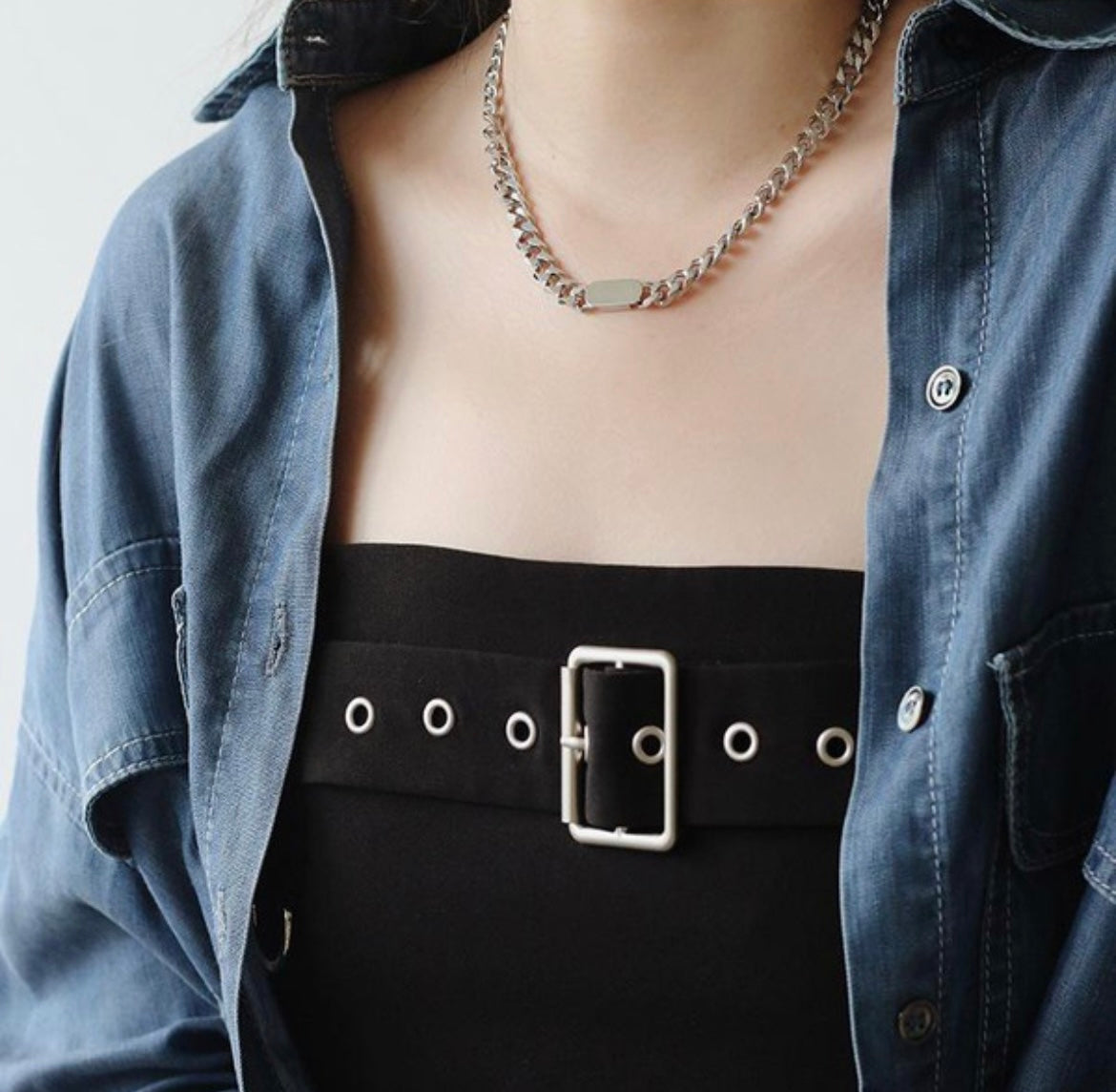Black Gemstone Necklace