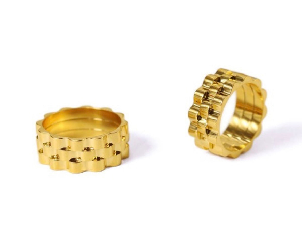 Mechanical gold ring