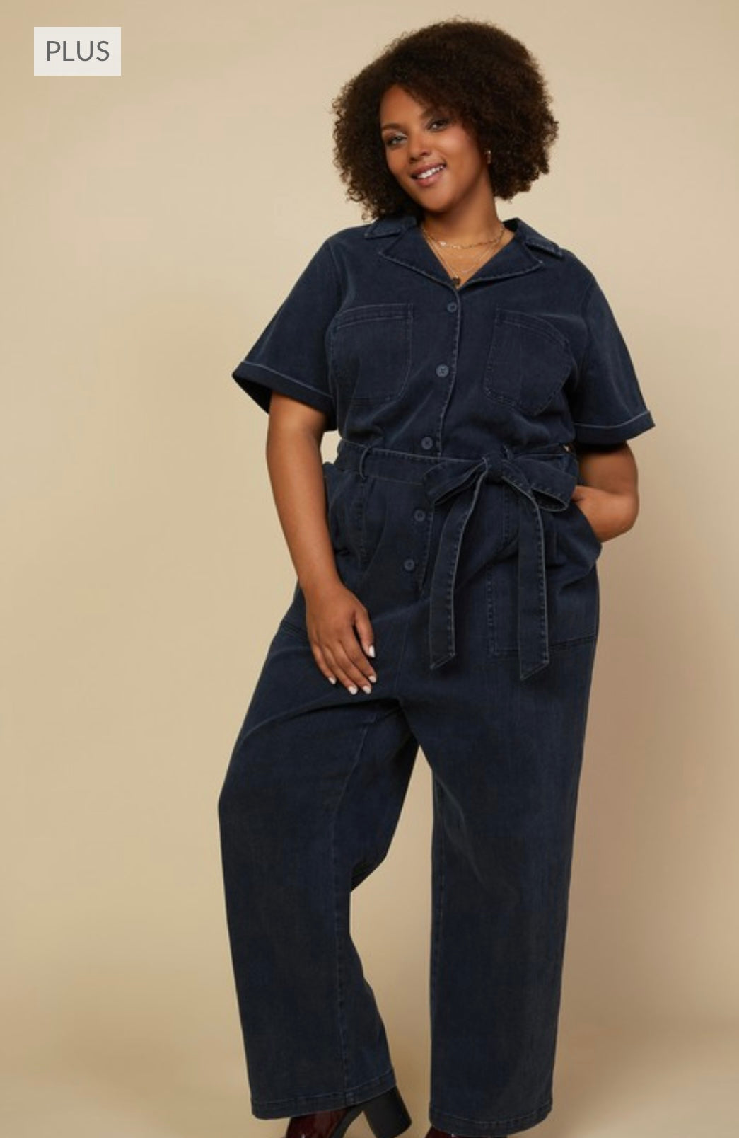 Kendall washed utility jumpsuit