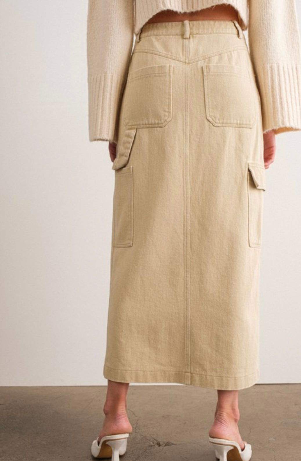 Indi cargo maxi skirt