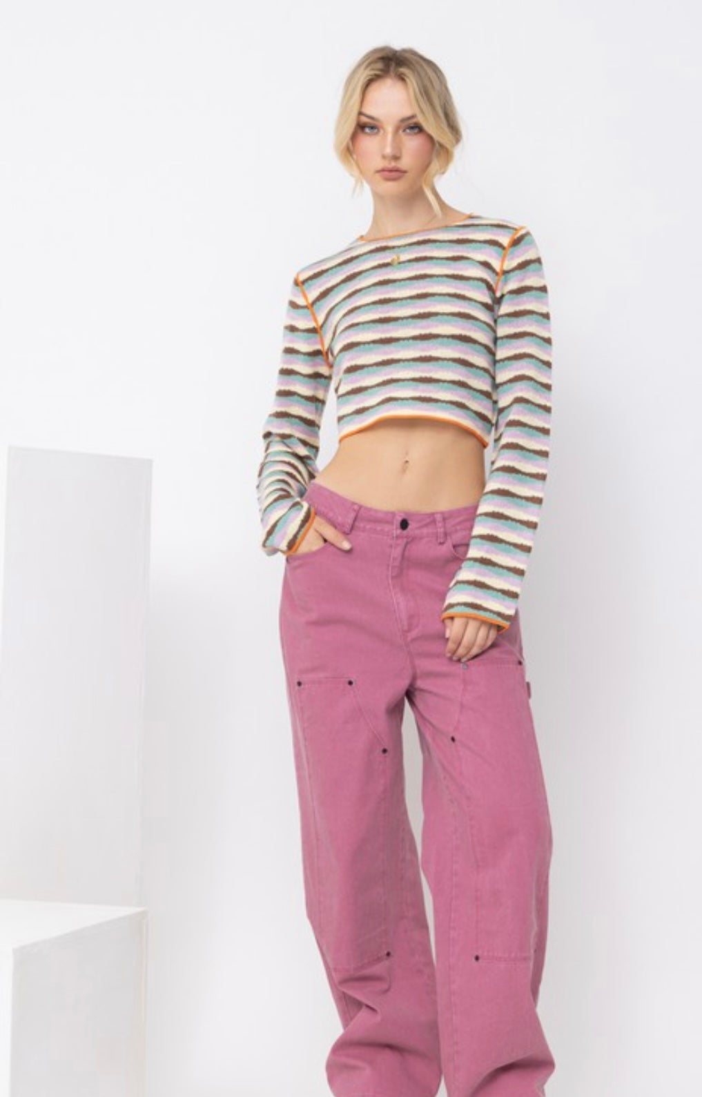 Overlock retro sweater