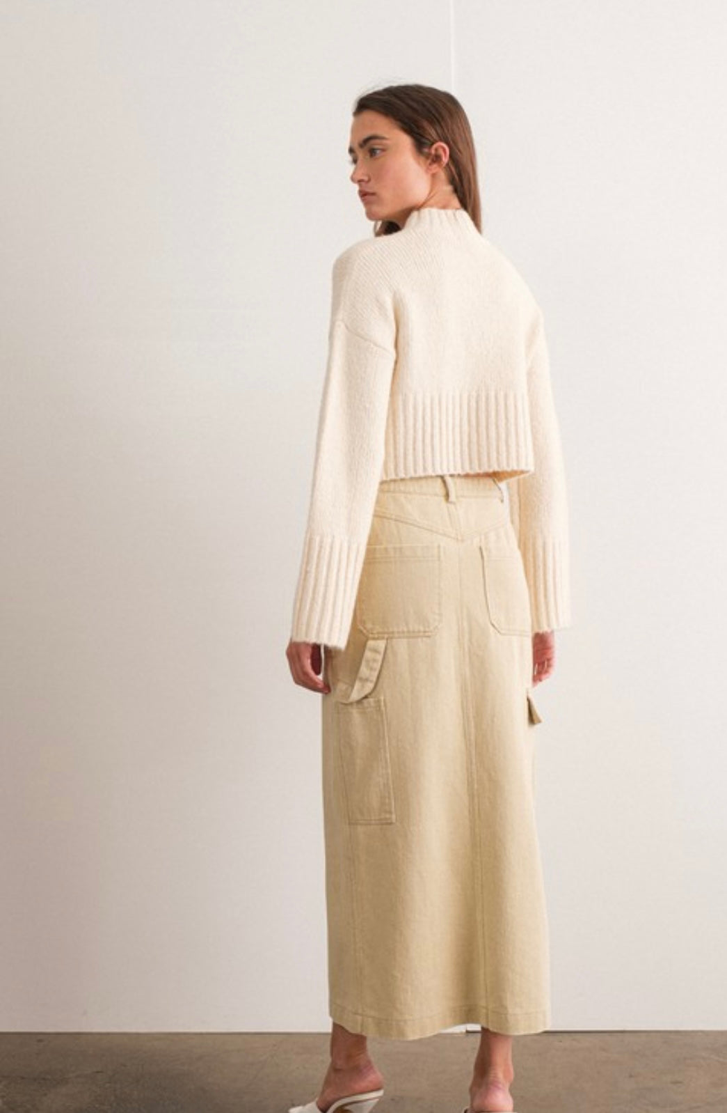 Indi cargo maxi skirt