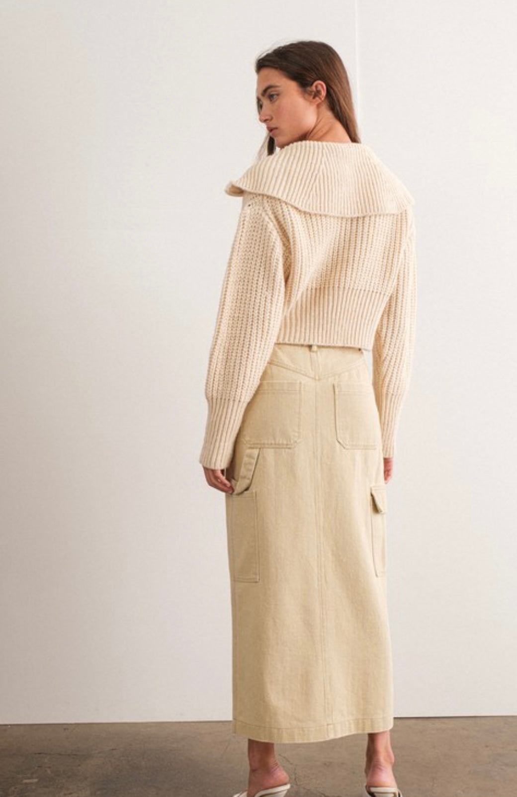Indi cargo maxi skirt
