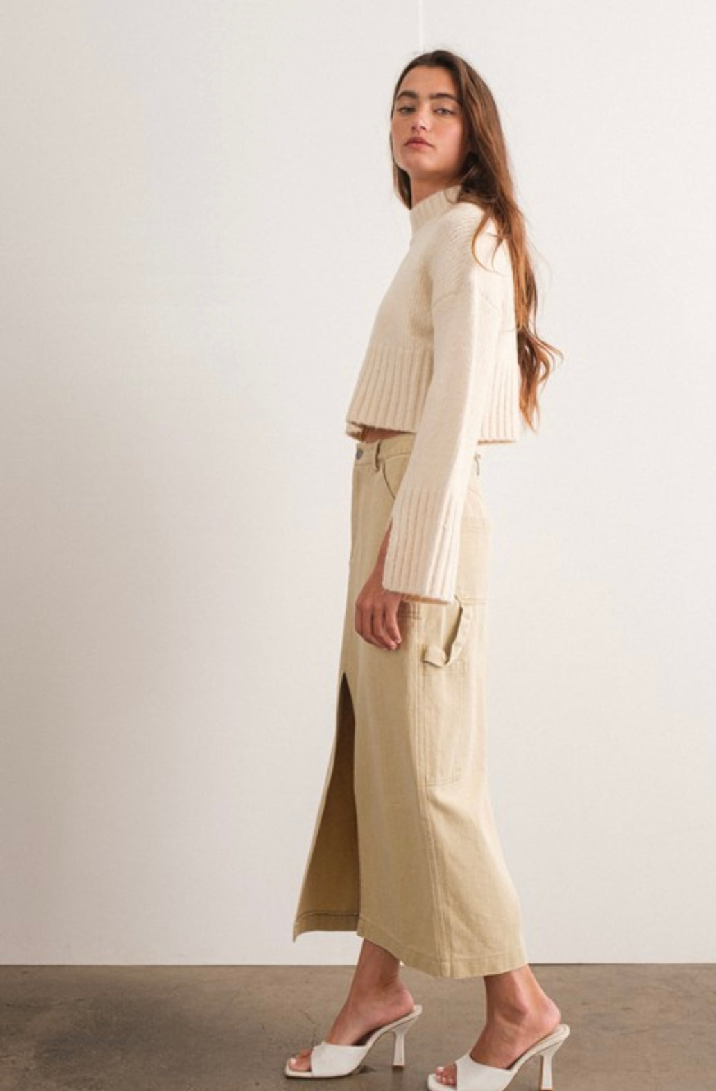 Indi cargo maxi skirt