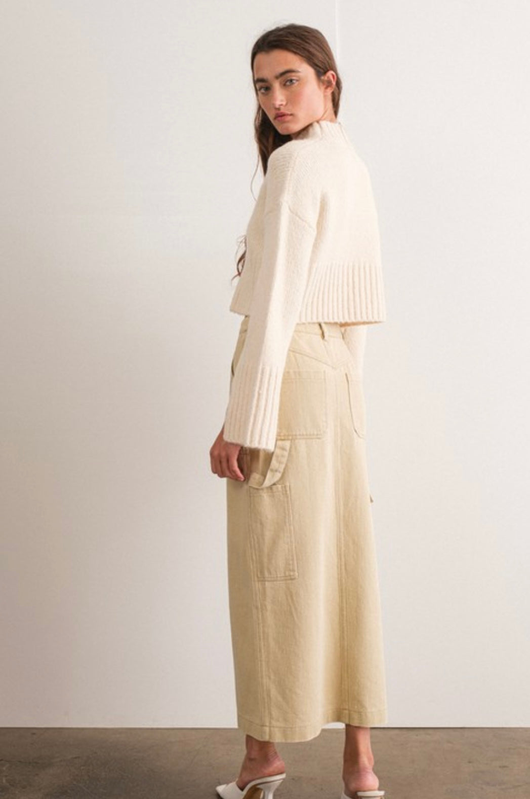 Indi cargo maxi skirt