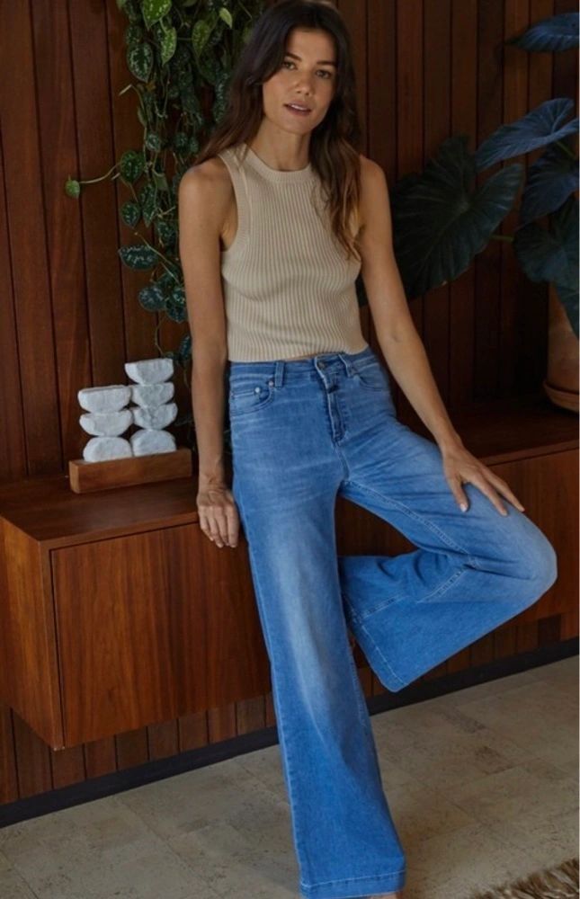 sawyer crop ribbed sweater