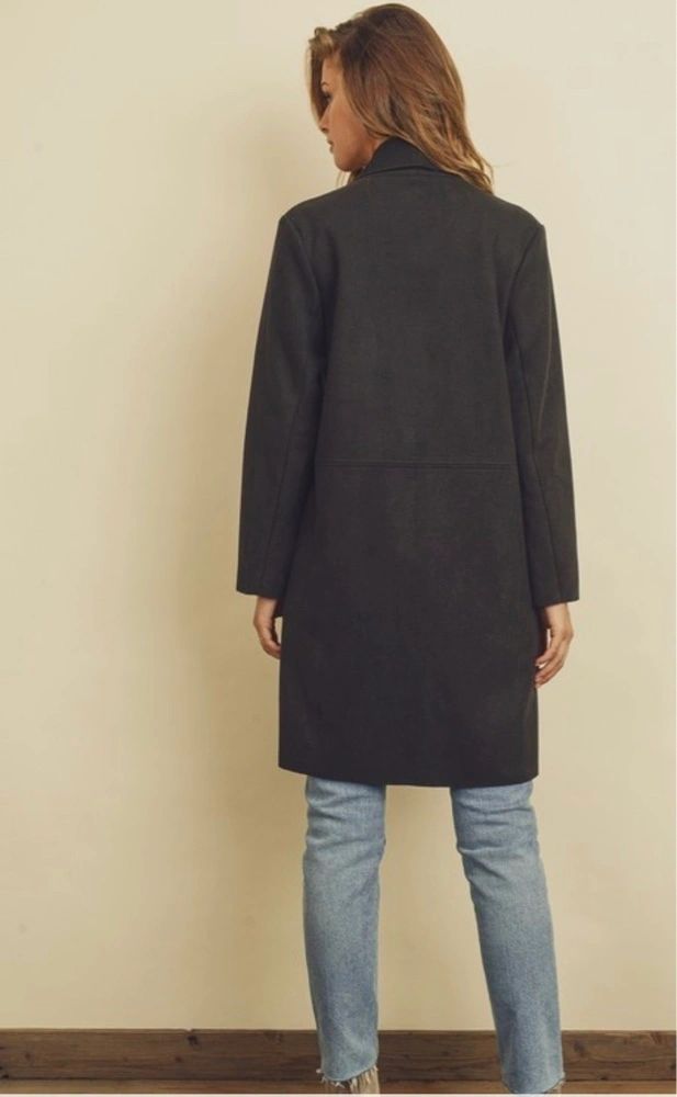 scuba open front coat