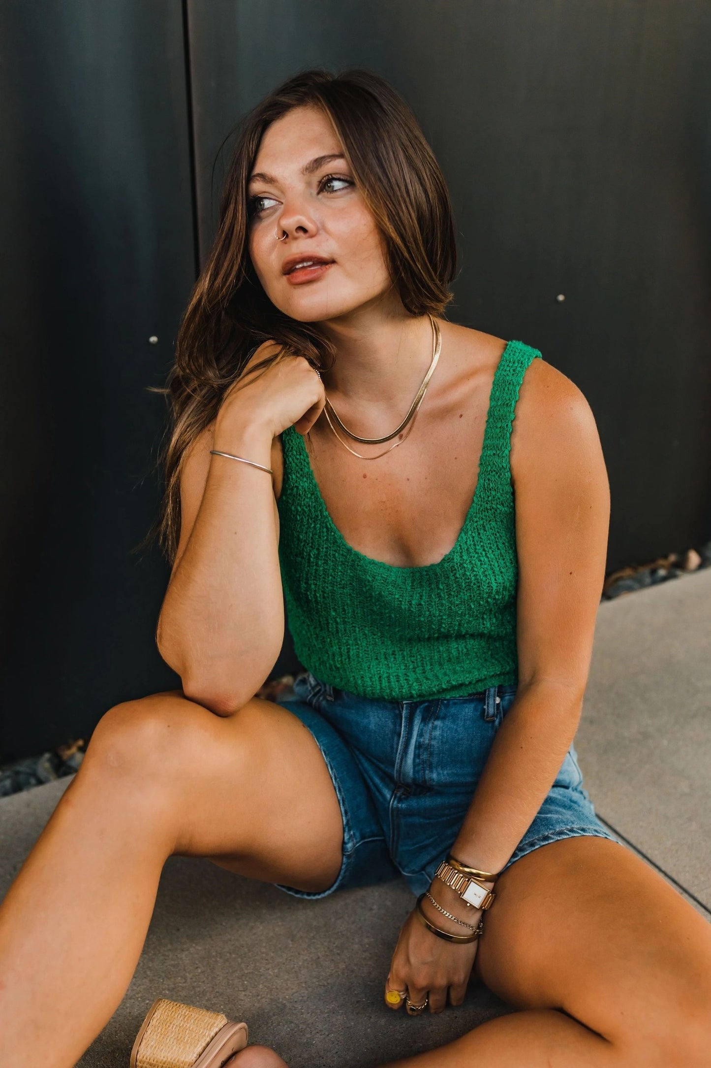 Esme knitted tank top