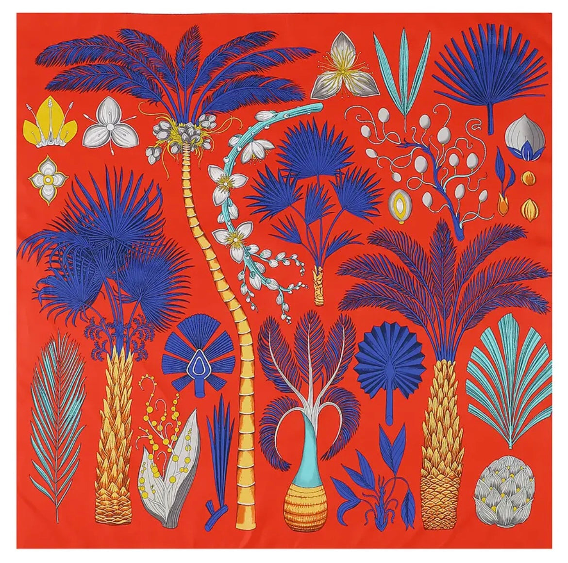 Tropical Getaway Satin Scarf