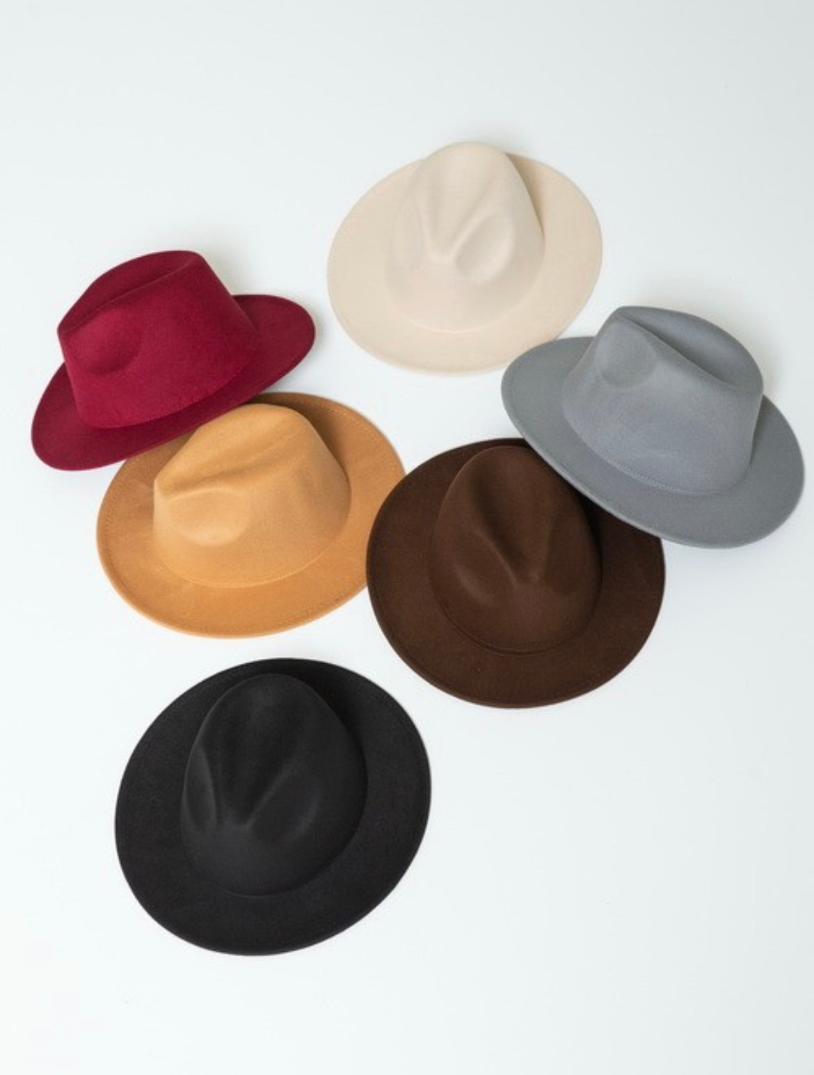 Suede western fedora