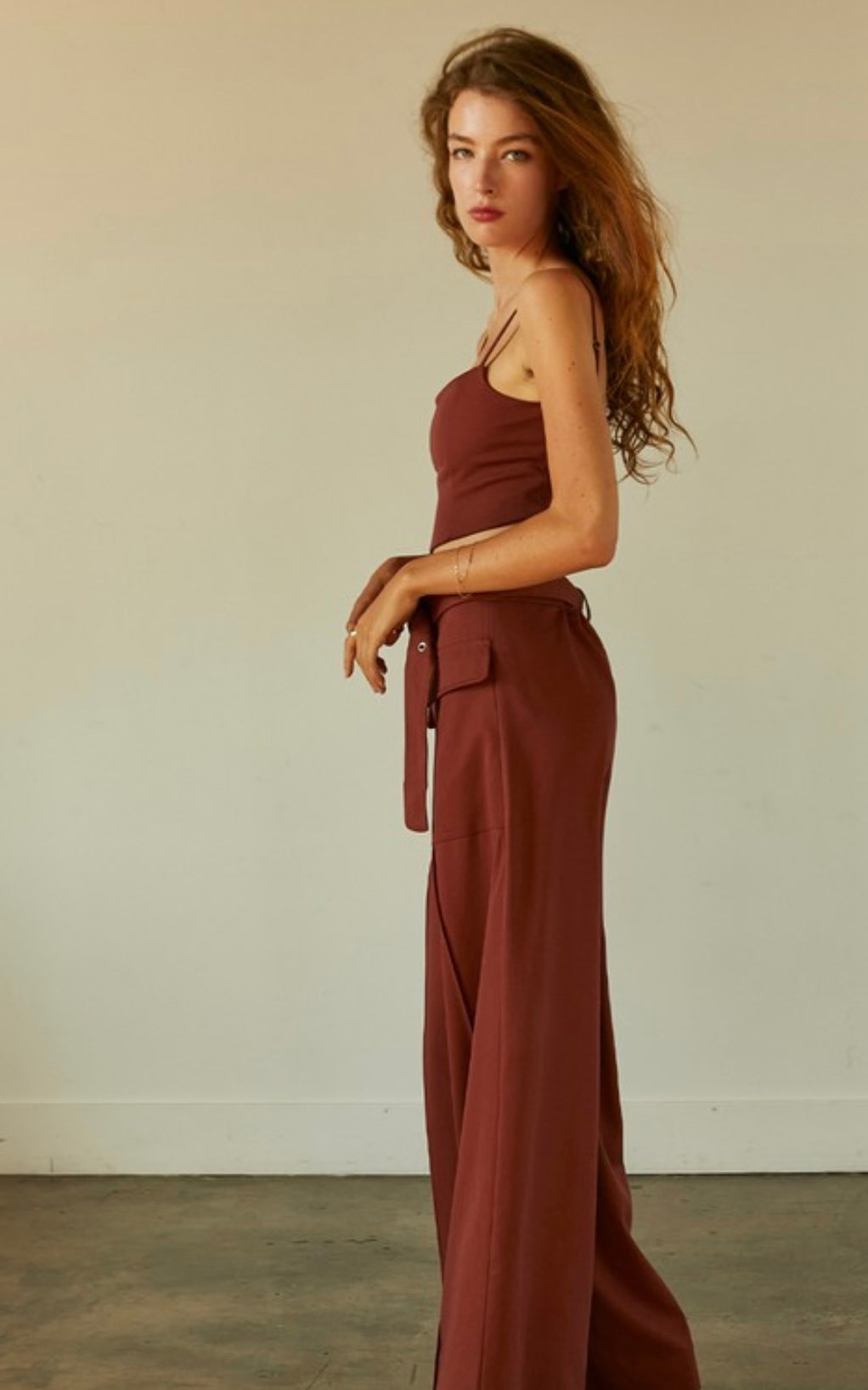Maya wide leg trouser | set