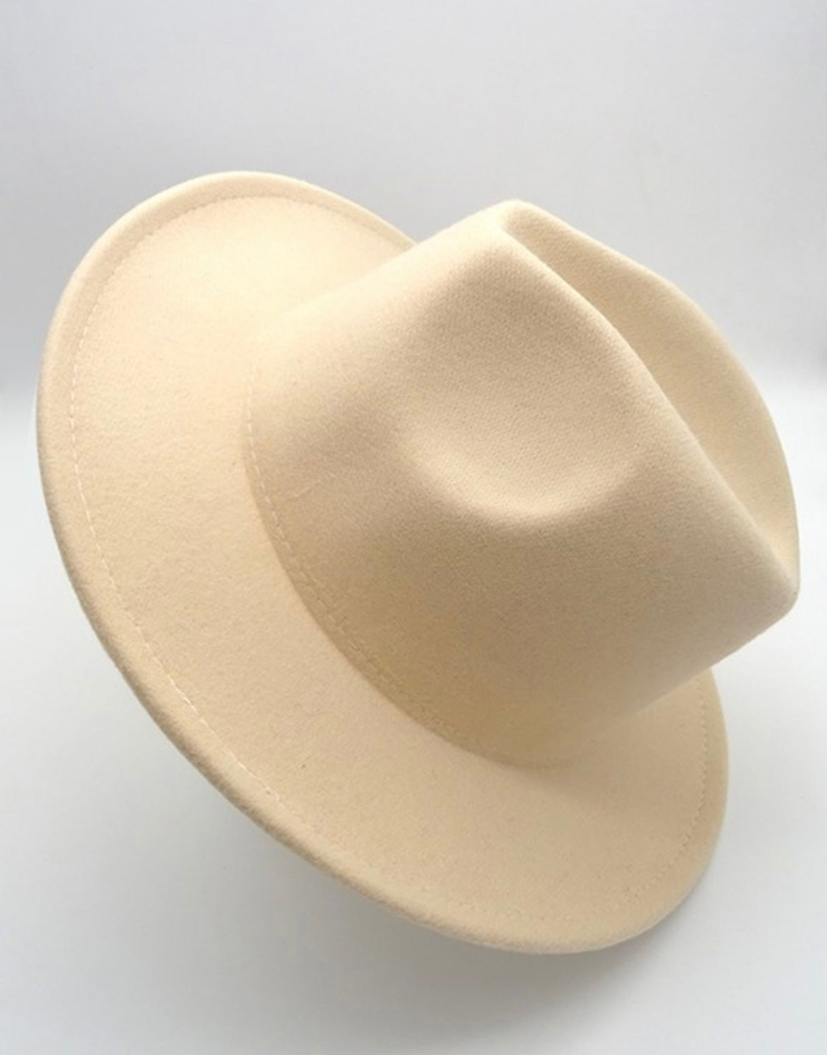 Suede western fedora