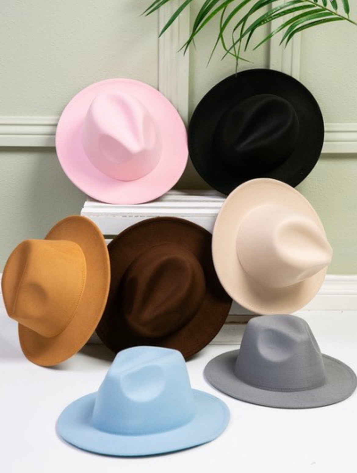 Suede western fedora