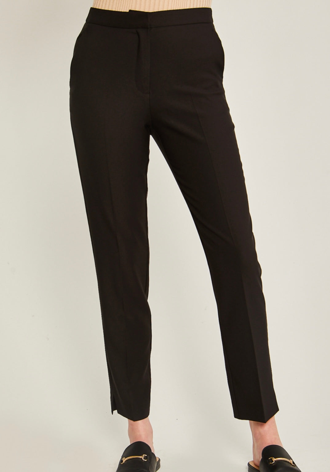 Solid business pant slacks