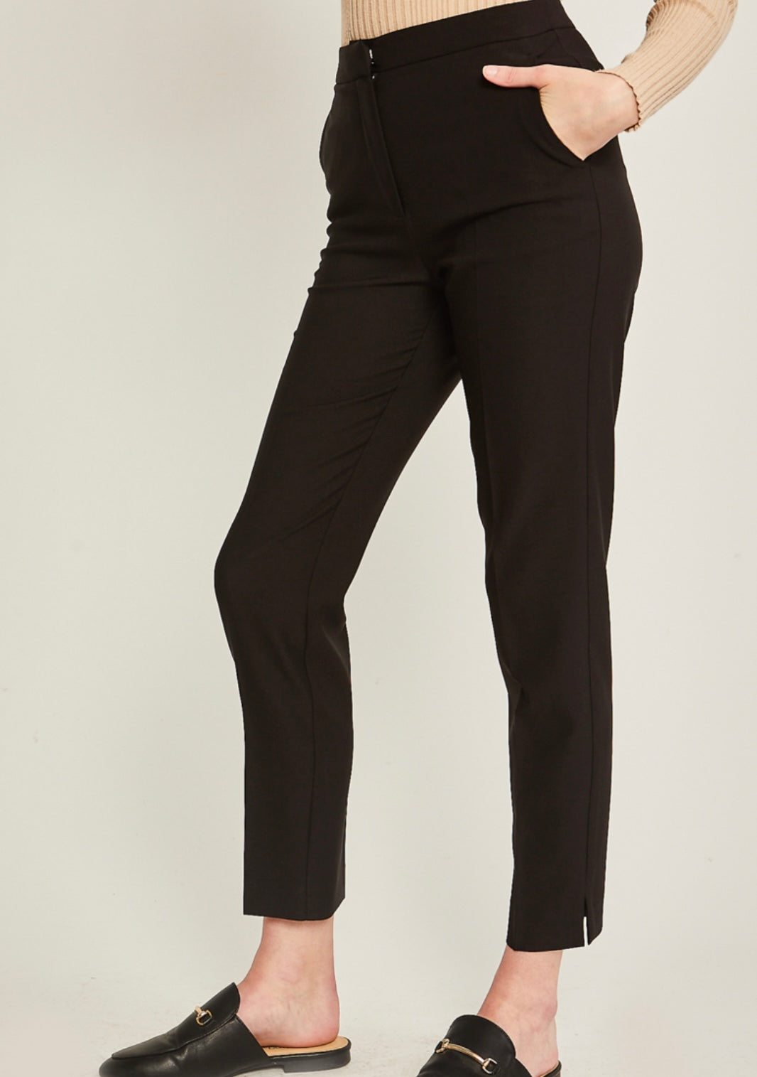 Solid business pant slacks