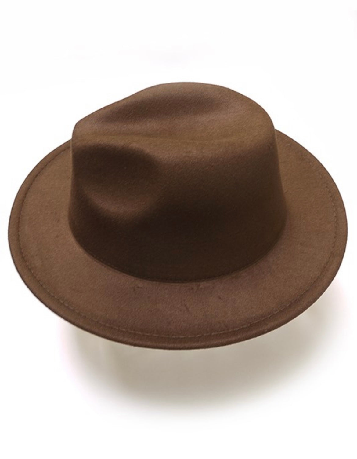 Suede western fedora
