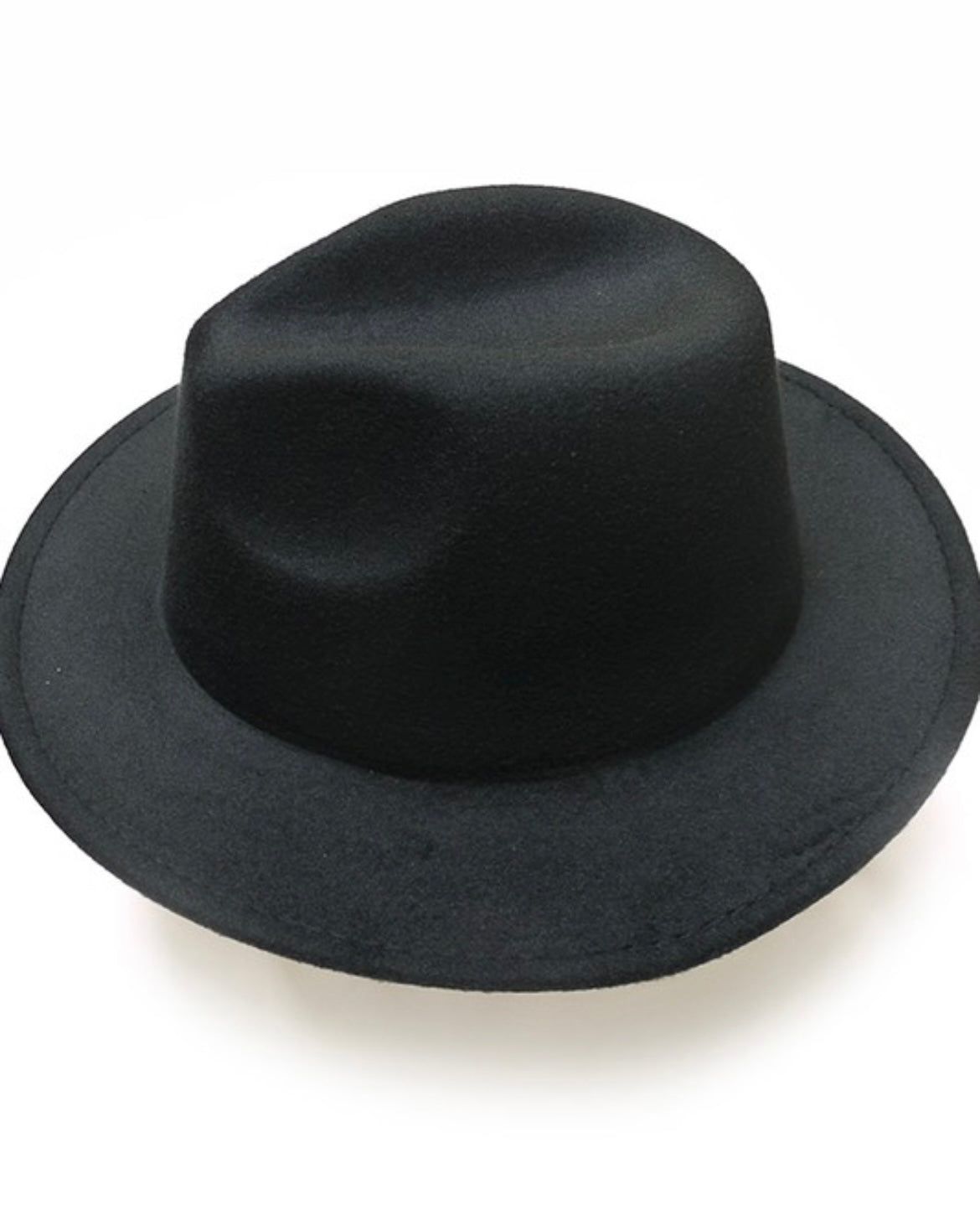 Suede western fedora