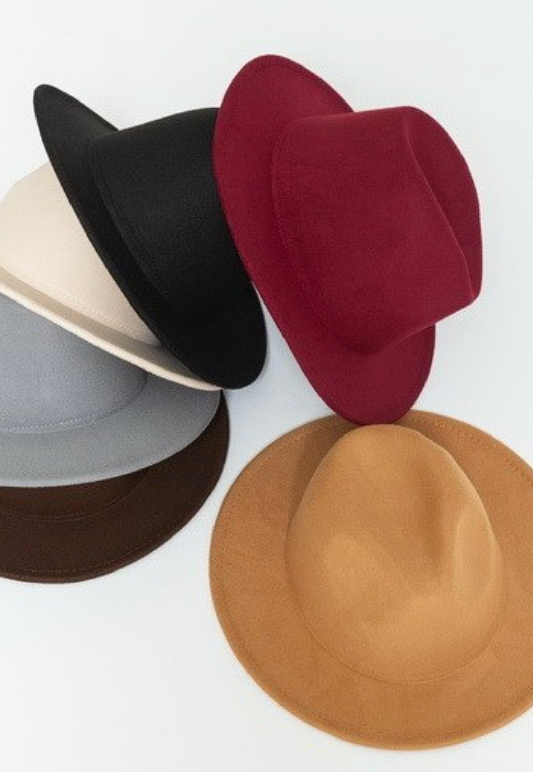 Suede western fedora