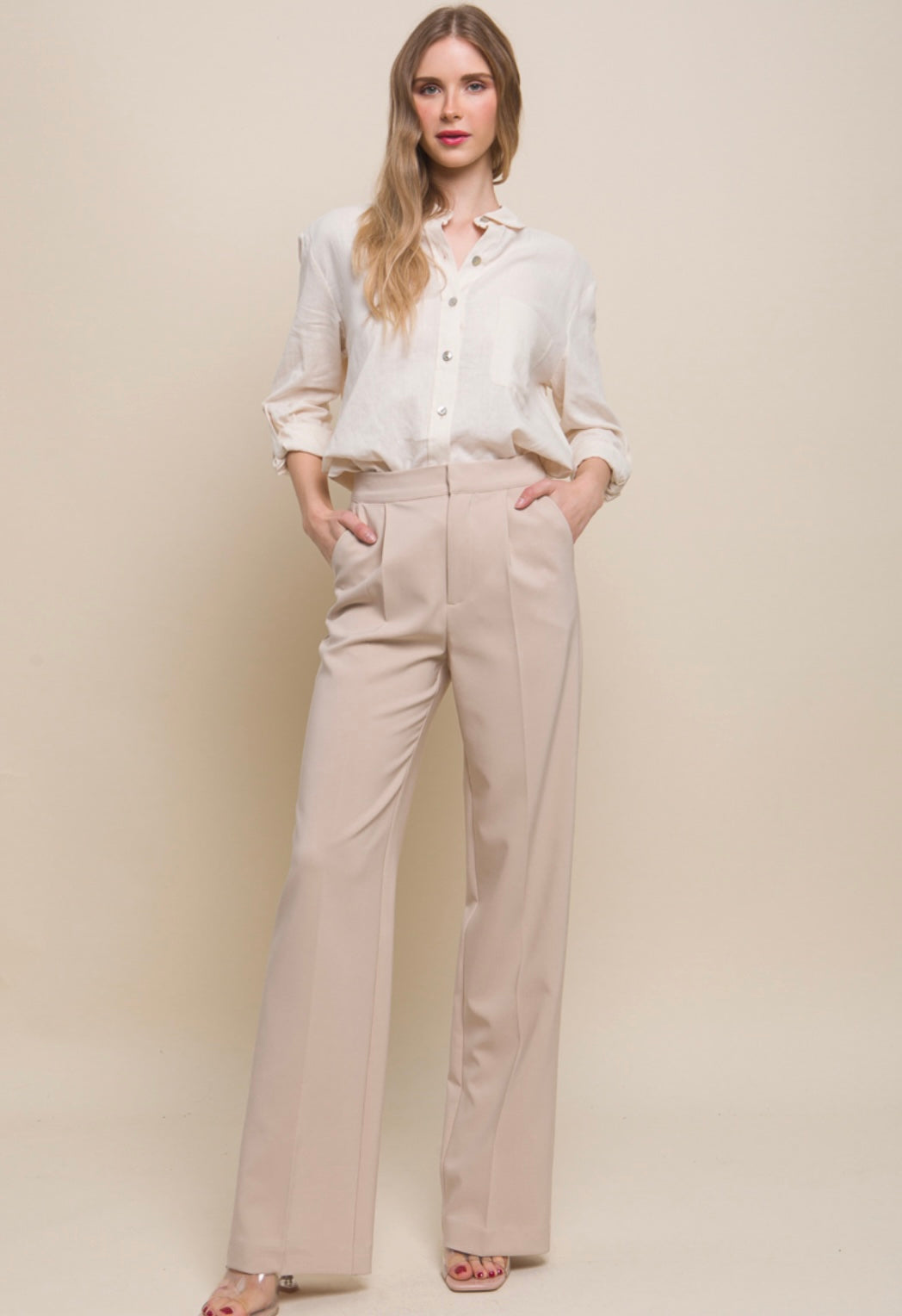 Regular fit career dress pants