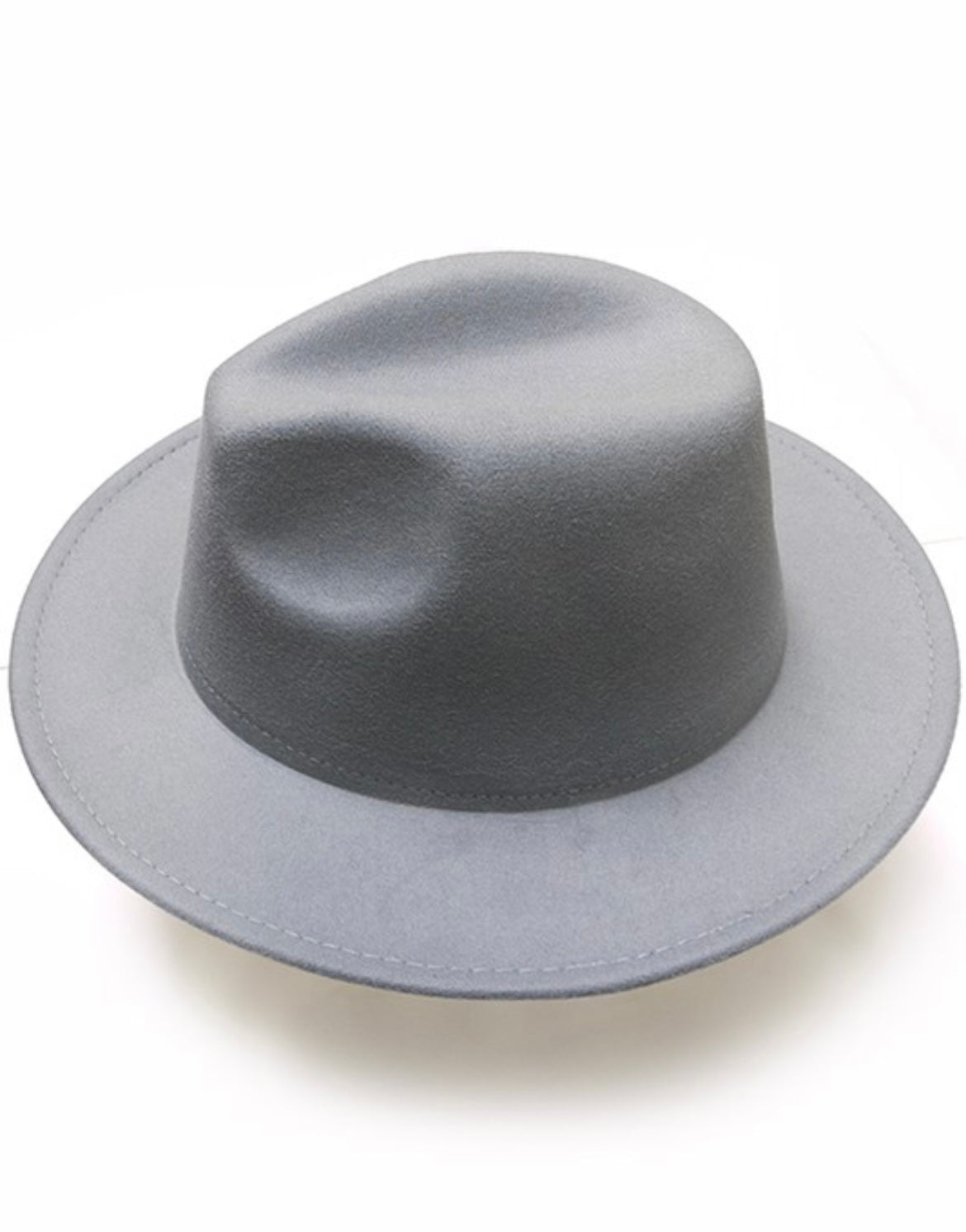 Suede western fedora