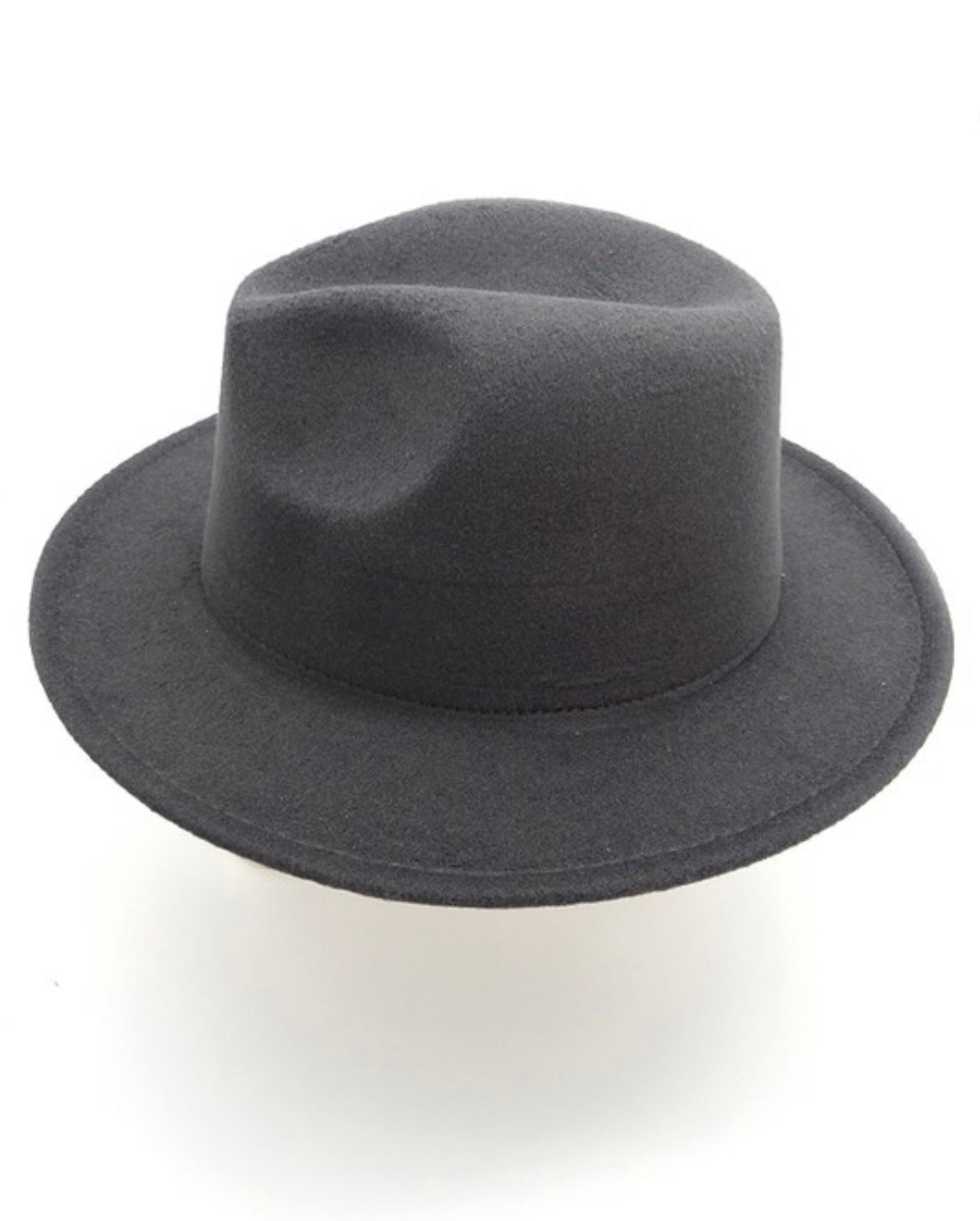 Suede western fedora
