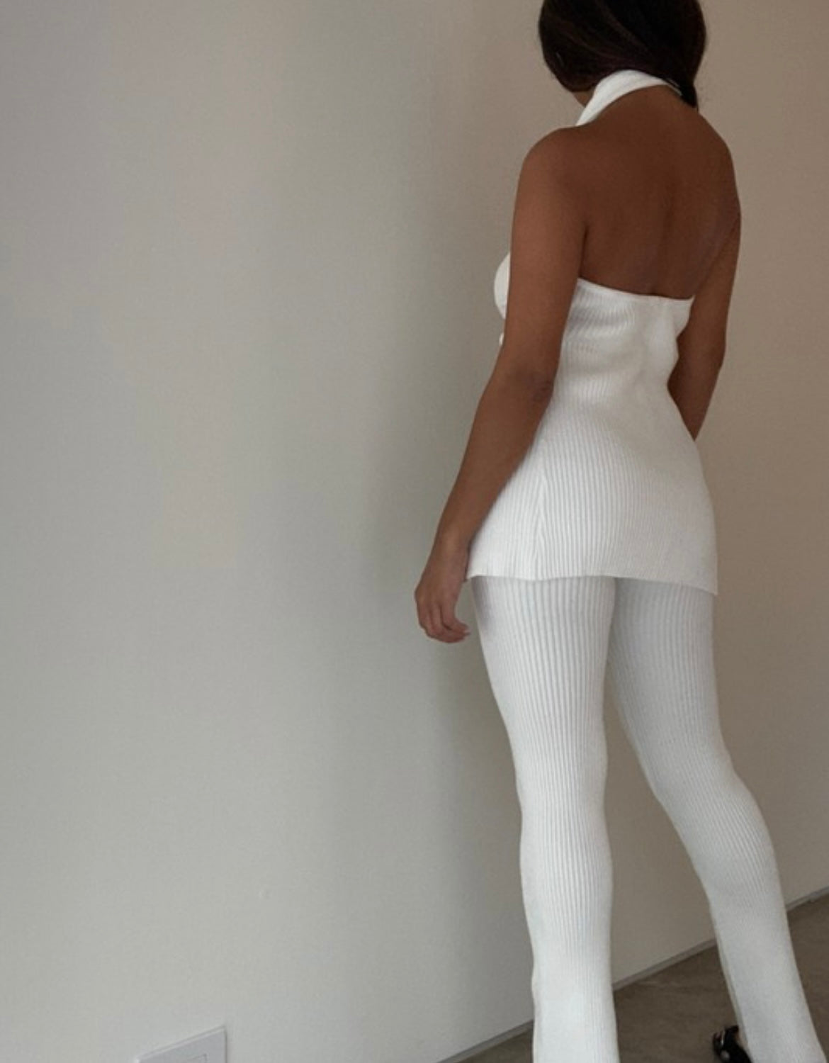 Jude ribbed knit top| set