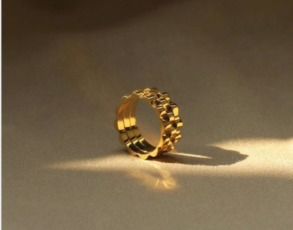 Mechanical gold ring