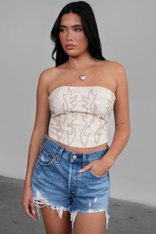 Western corset top