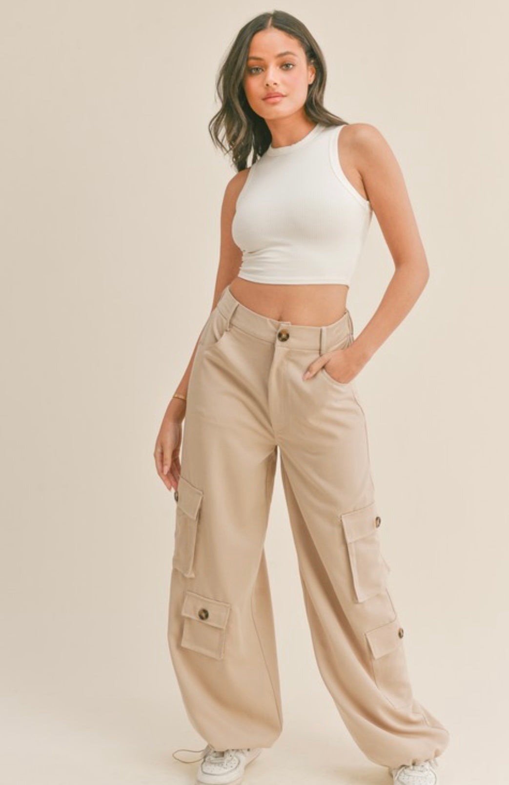 Cargo adjustable pants – Evelyn's Grace